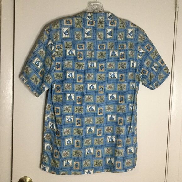 Boca Classics Island Wear Short Sleeved Tropical Silk Shirt - Picture 7 of 8